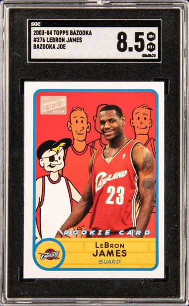 2003-04 Topps LeBron James Bazooka #276 card image