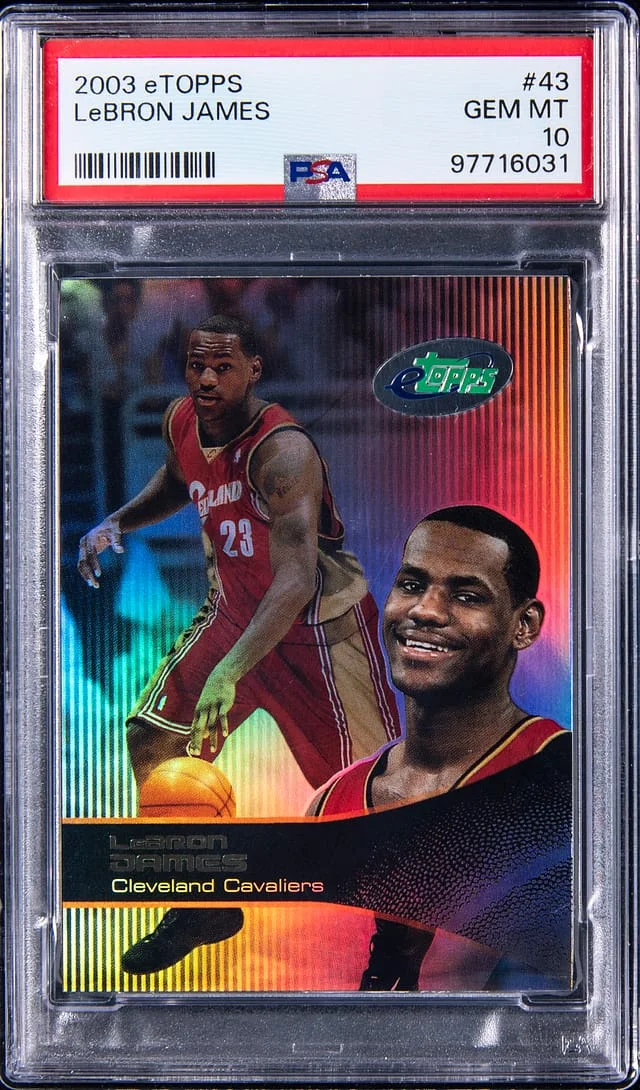 2003-04 Topps LeBron James eTopps #43 card image