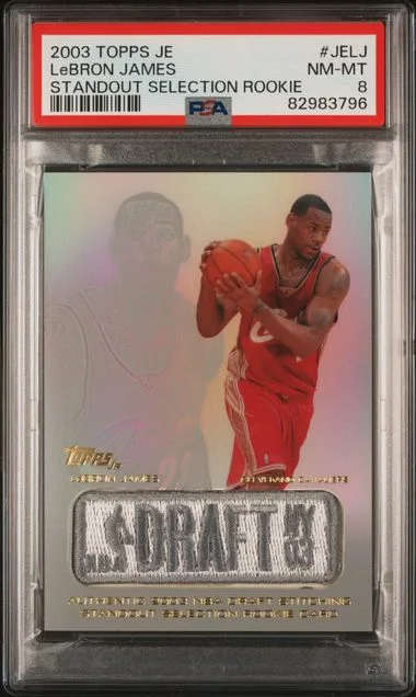 2003-04 Topps LeBron James Jersey Edition Standout Selection #JE-LJ card image