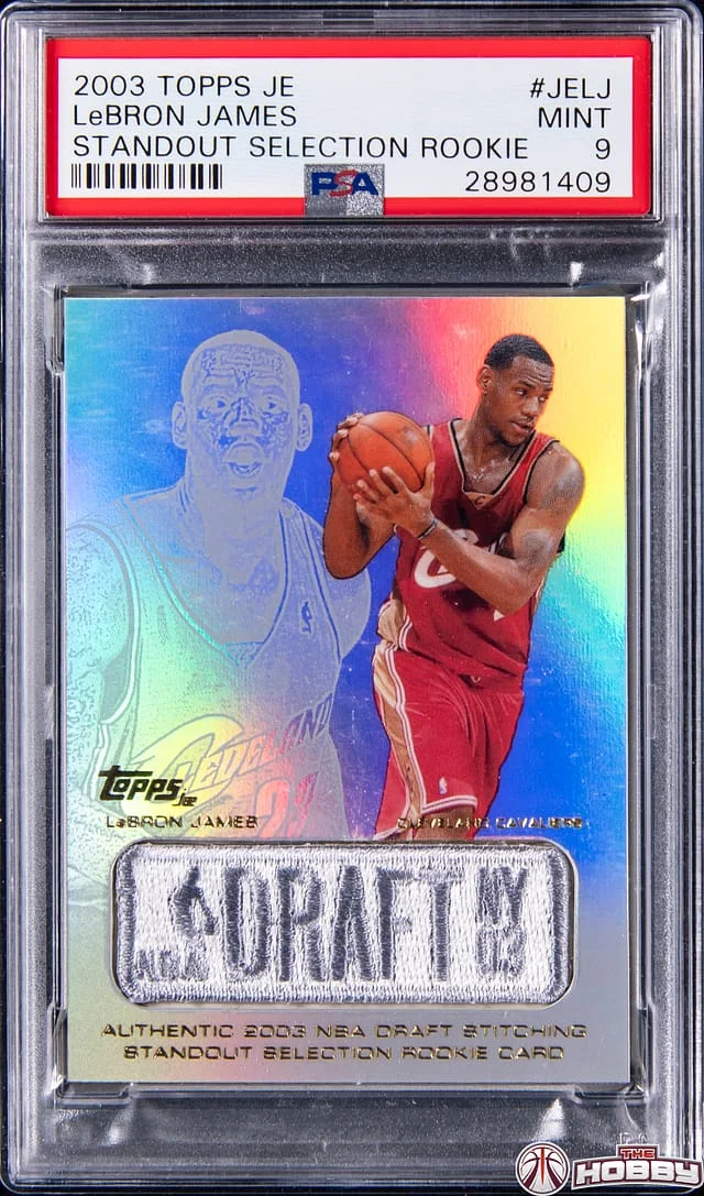 2003-04 Topps LeBron James Jersey Edition Standout Selection Copper #JELJ card image