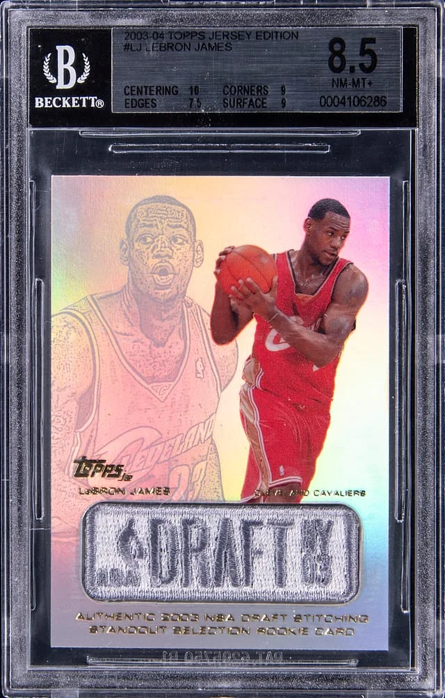 2003-04 Topps LeBron James Jersey Edition #LJ card image