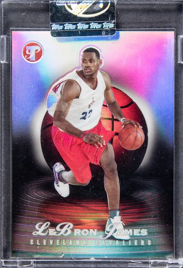 2003-04 Topps LeBron James - Topps Encased Prisitne #102 card image