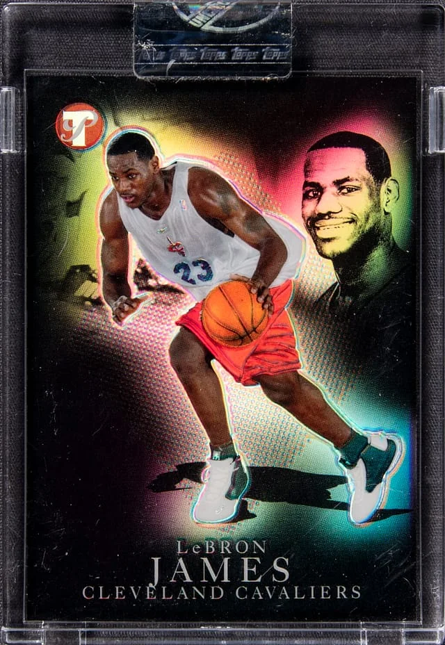 2003-04 Topps LeBron James - Topps Encased Pristine Refractor #103 card image