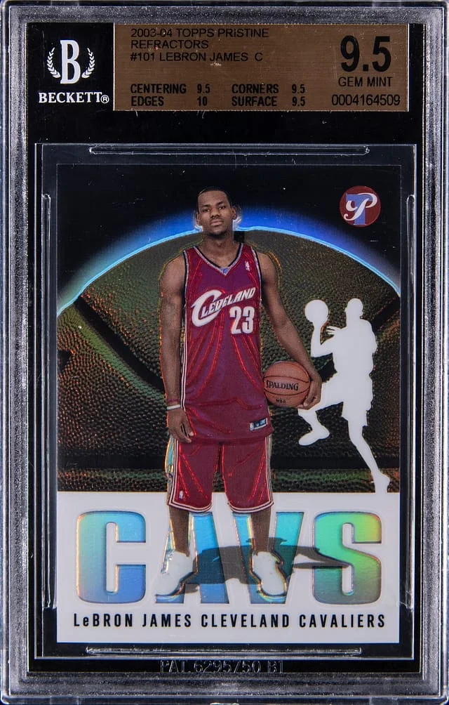 2003-04 Topps LeBron James - True Gem+ Pristine Refractors #101 card image