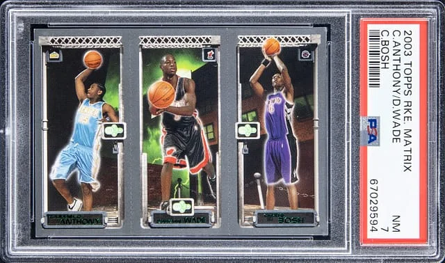 2003-04 Topps Matrix Carmelo Anthony/Dwyane Wade/Chris Bosh #no-number card image