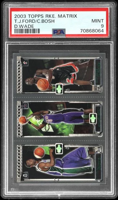 2003-04 Topps Matrix Chris Bosh/Dwyane Wade/T.J.Ford #no-number card image