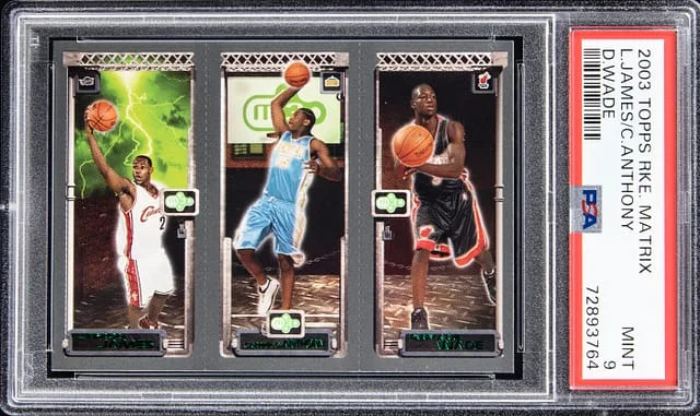 2003-04 Topps Matrix LeBron James/Dwyane Wade/Carmelo Anthony #no-number card image