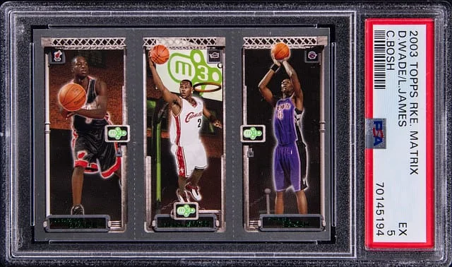 2003-04 Topps Matrix Wade/James/Bosh #no-number card image