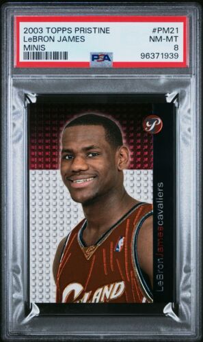 2003-04 Topps Pristine Lebron James Minis #PM21 card image