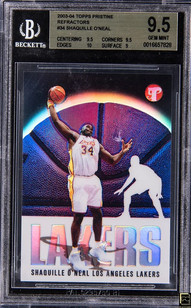 2003-04 Topps Shaquille O'Neal Pristine Refractor #34 card image