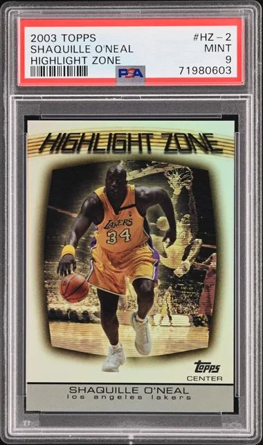 2003-04 Topps Shaquille O'Neal Highlight Zone #HZ-2 card image