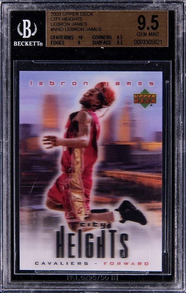2003-04 UD City Heights LeBron James #NNO card image