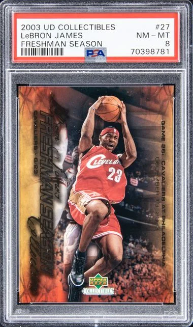 2003-04 UD Collectibles LeBron James Freshman Season LeBron James #27 card image