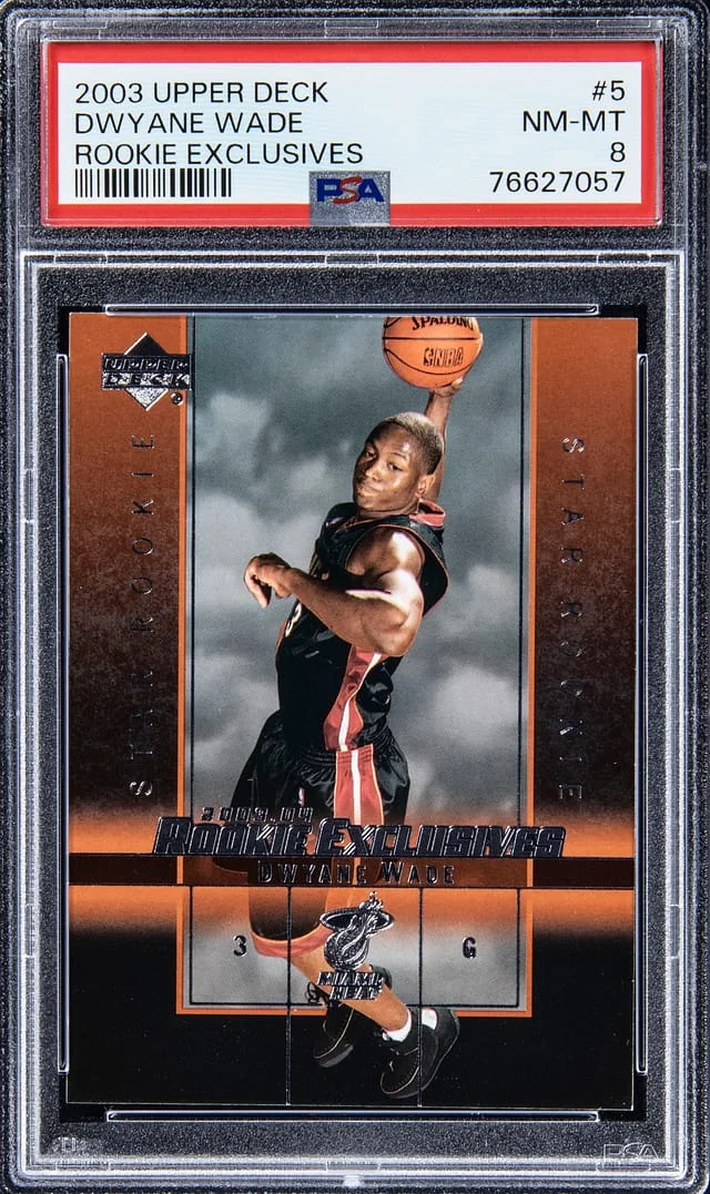 2003-04 UD Exclusives Dwyane Wade #5 card image