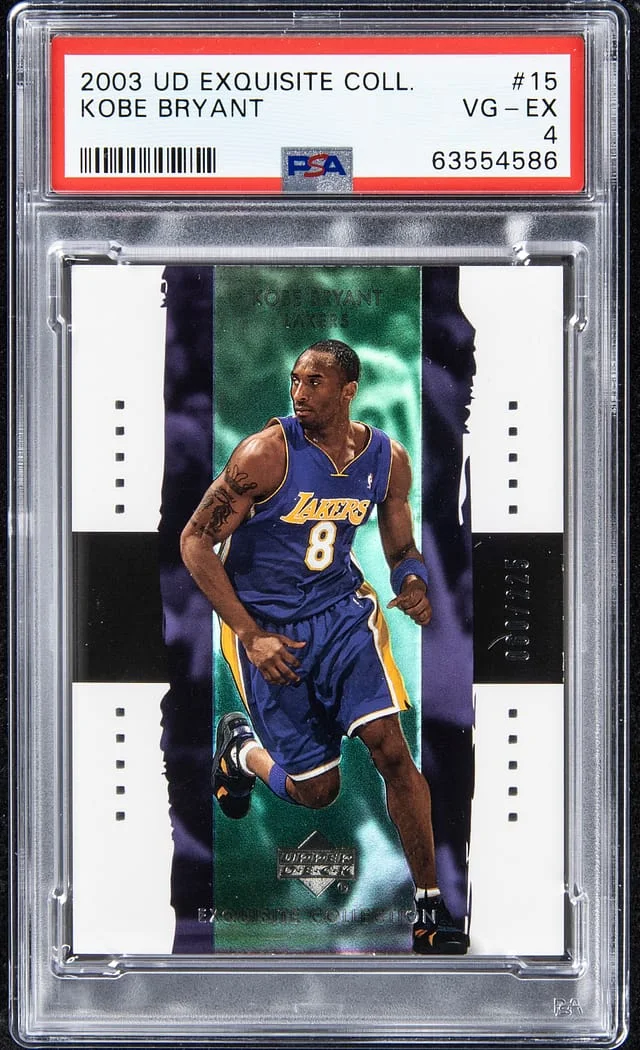 2003-04 UD Exquisite Collection Kobe Bryant #15 card image