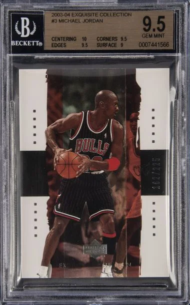 2003-04 UD Exquisite Collection Michael Jordan #3 card image