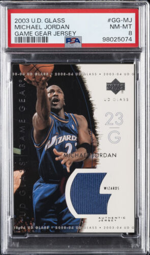2003-04 UD Glass Michael Jordan Game Gear #GG-MJ card image