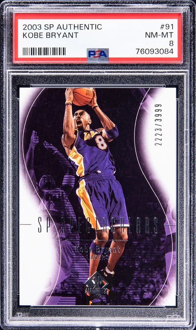 2003-04 UD SP Authentic Kobe Bryant #91 card image