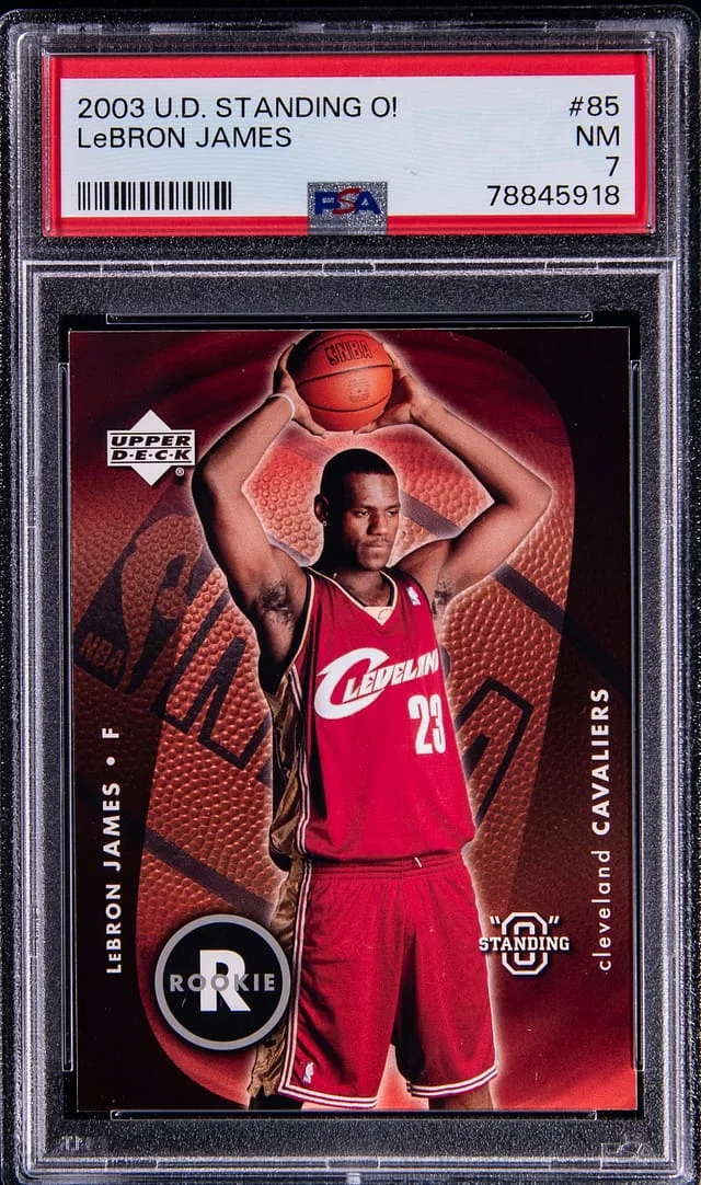2003-04 UD Standing O! LeBron James #85 card image