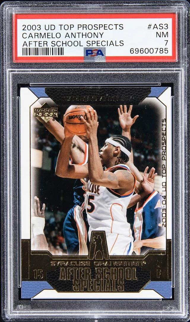 2003-04 UD Top Prospects After School Specials Carmelo Anthony #AS3 card image