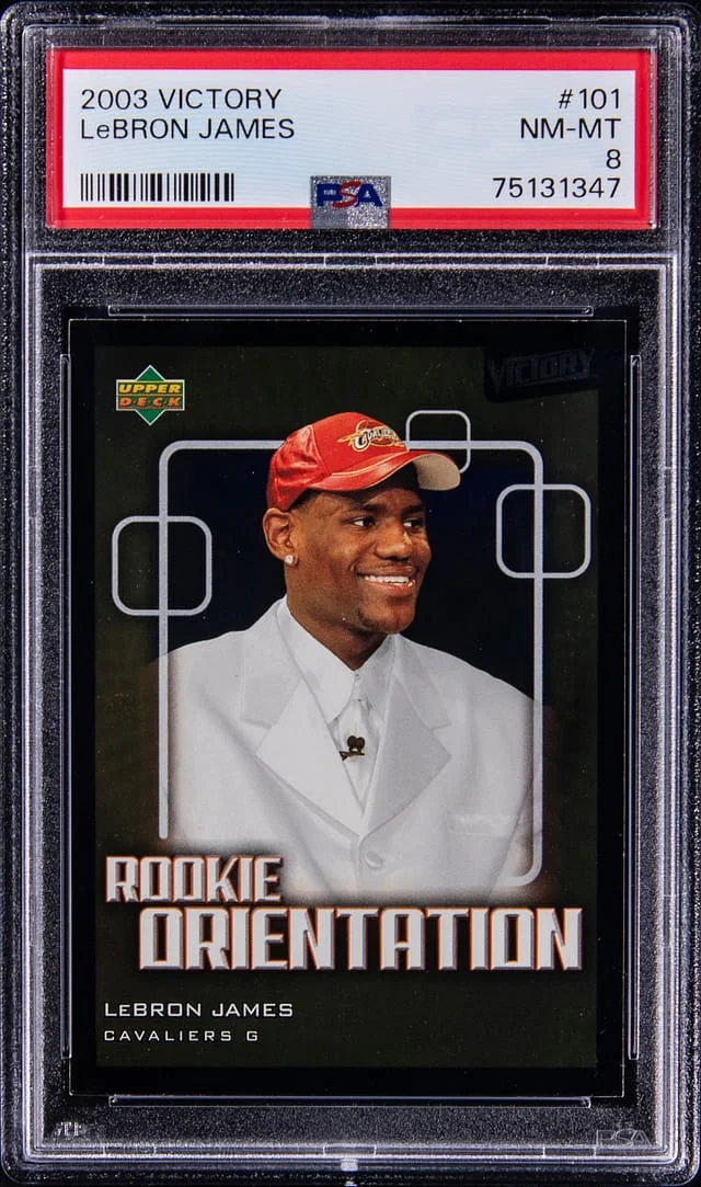 2003-04 UD Victory Orientation LeBron James #101 card image