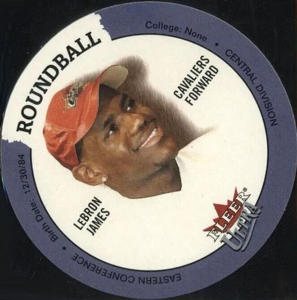 2003-04 Ultra Lebron James Roundball Discs #31 card image