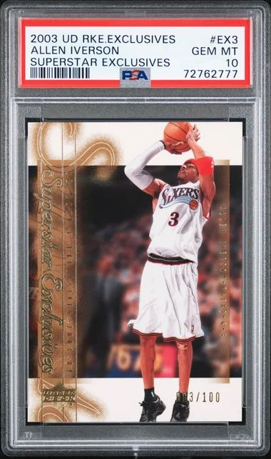 2003-04 Upper Deck Allen Iverson Exclusives Superstar Exclusives #EX3 card image