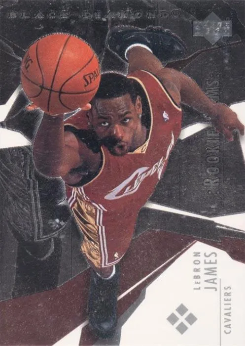 2003-04 Upper Deck Black Diamond Lebron James #184 card image
