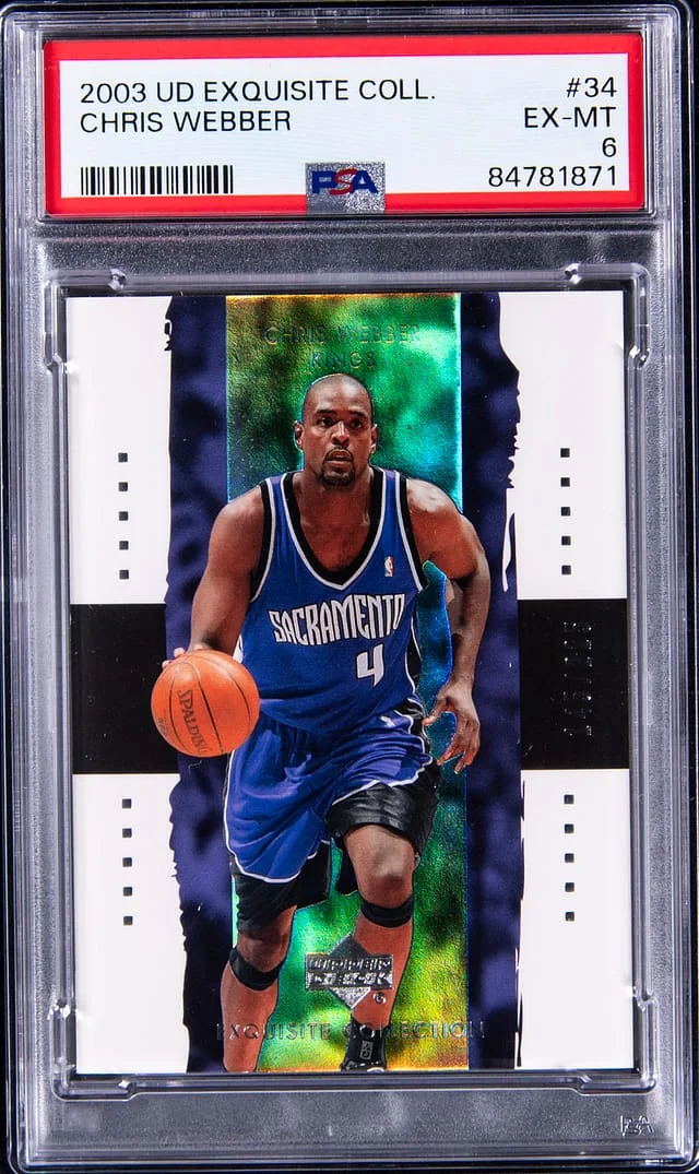 2003-04 Upper Deck Chris Webber Exquiste Collection #34 card image
