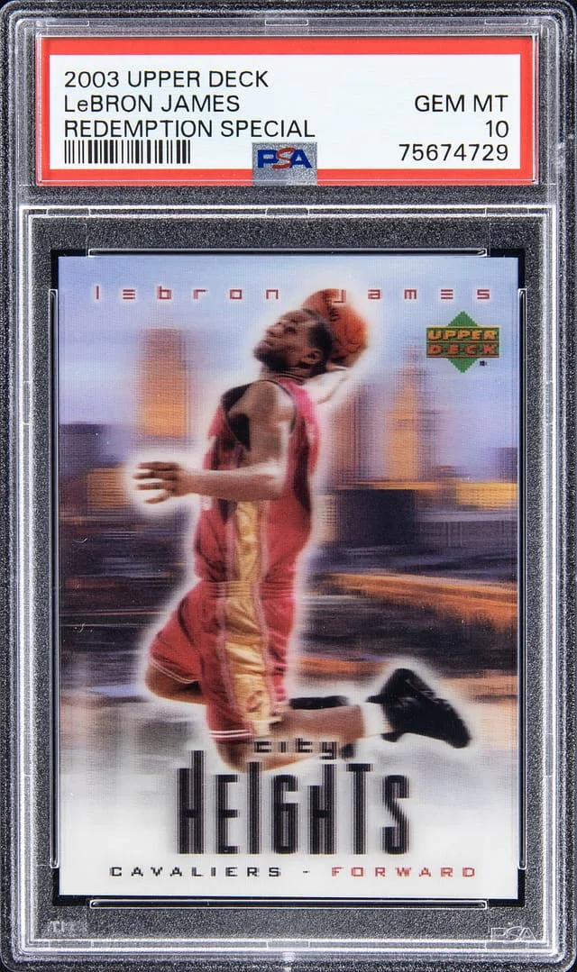 2003-04 Upper Deck City Heights Redemption Special LeBron James #no-number card image