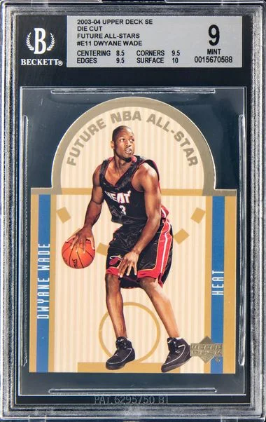 2003-04 Upper Deck Dwyane Wade Future All-Stars Die Cut #E11 card image