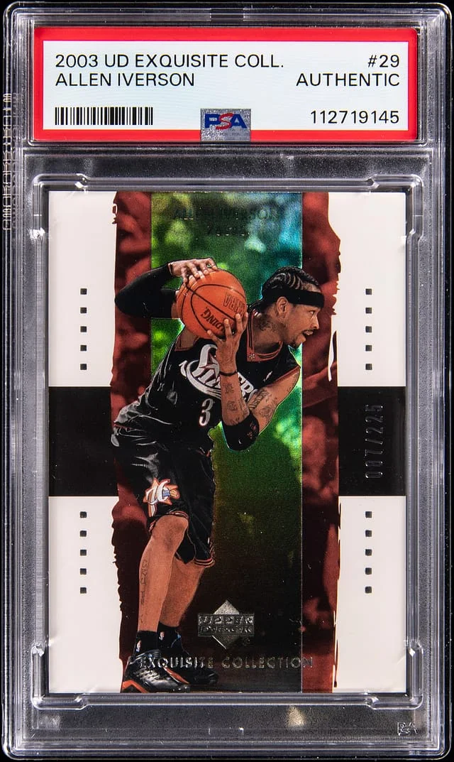 2003-04 Upper Deck Exquisite Collection Allen Iverson #29 card image