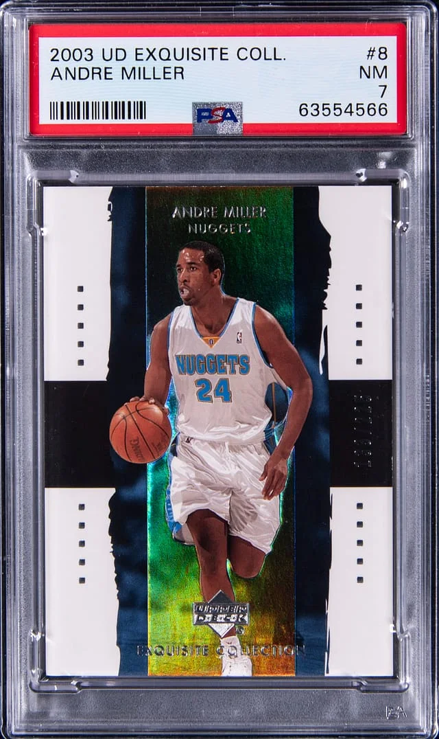 2003-04 Upper Deck Exquisite Collection Andre Miller #8 card image