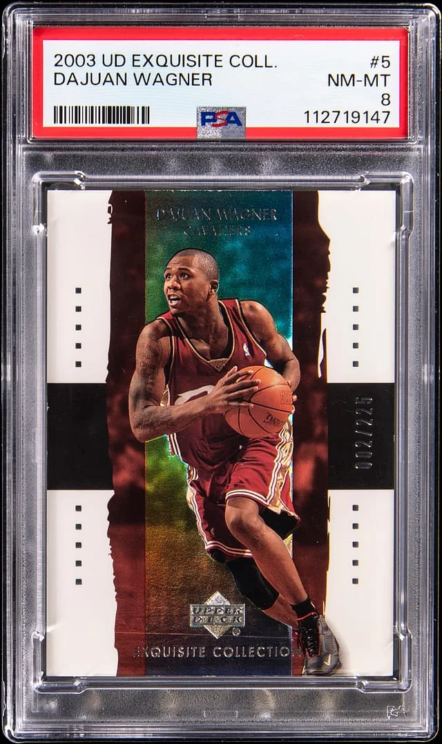2003-04 Upper Deck Exquisite Collection Dajuan Wagner #5 card image