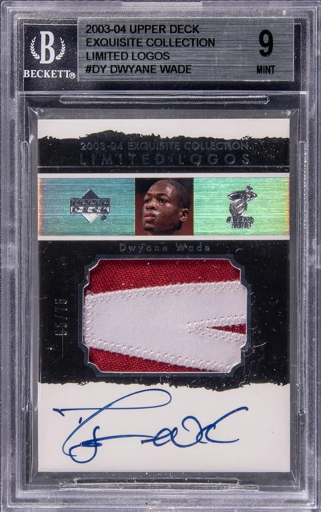 2003-04 Upper Deck Exquisite Collection Dwyane Wade Limited Logos #LL-DY card image