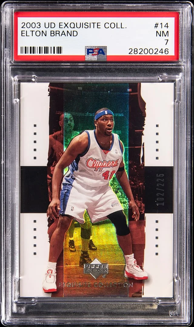 2003-04 Upper Deck Exquisite Collection Elton Brand #14 card image