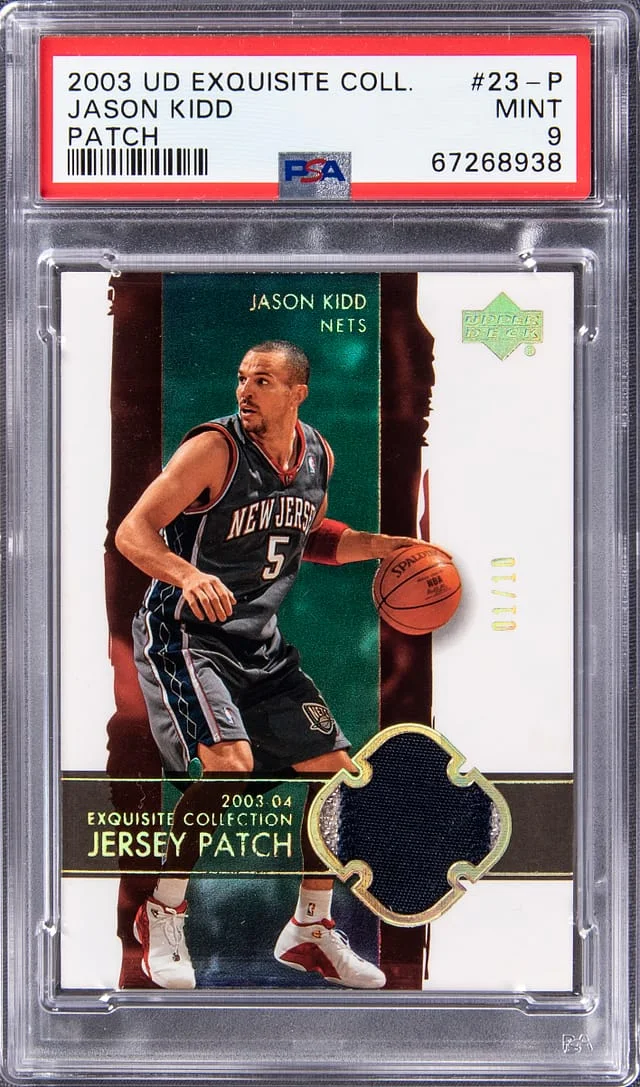 2003-04 Upper Deck Exquisite Collection Jason Kidd Jersey #23-J card image