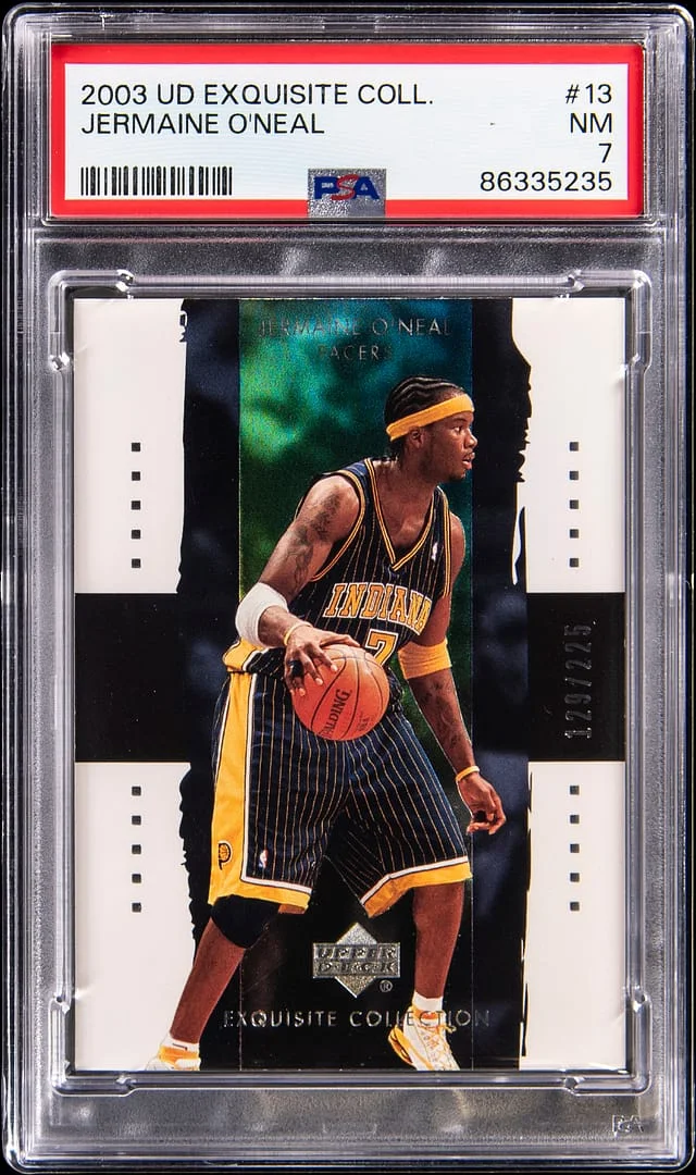 2003-04 Upper Deck Exquisite Collection Jermain O'Neal #13 card image
