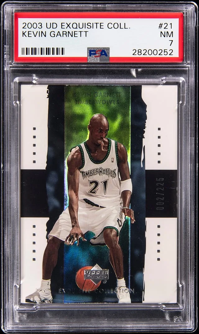 2003-04 Upper Deck Exquisite Collection Kevin Garnett #21 card image