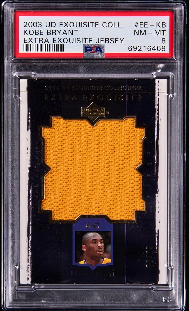 2003-04 Upper Deck Exquisite Collection Kobe Bryant Extra Exquisite Jersey #EE-KB card image