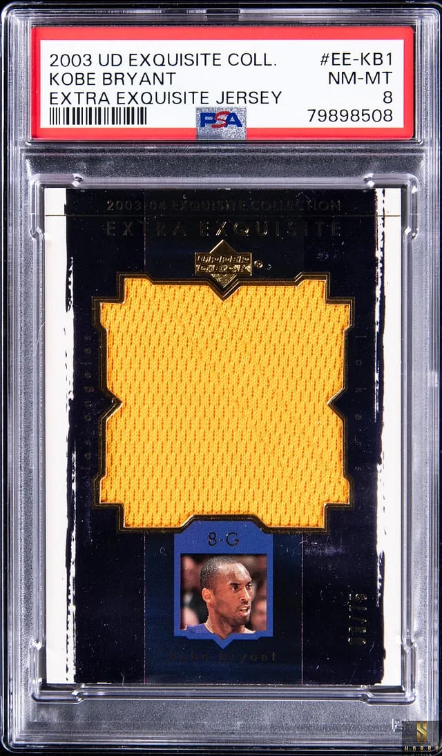 2003-04 Upper Deck Exquisite Collection Kobe Bryant Extra Exquisite Jersey #EE-KB1 card image