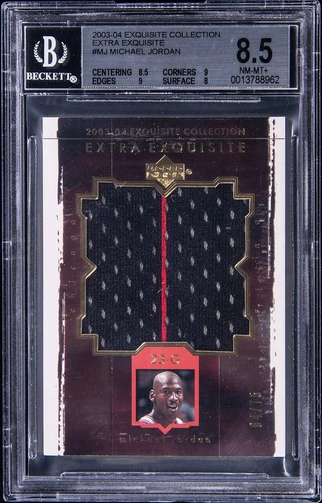 2003-04 Upper Deck Exquisite Collection Michael Jordan Extra Exquisite #MJ card image
