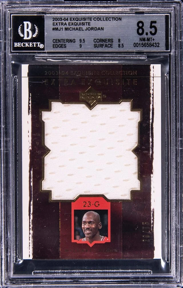 2003-04 Upper Deck Exquisite Collection Michael Jordan Extra Exquisite #MJ1 card image