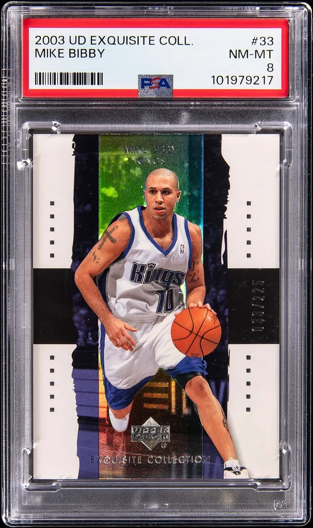 2003-04 Upper Deck Exquisite Collection Mike Bibby #33 card image