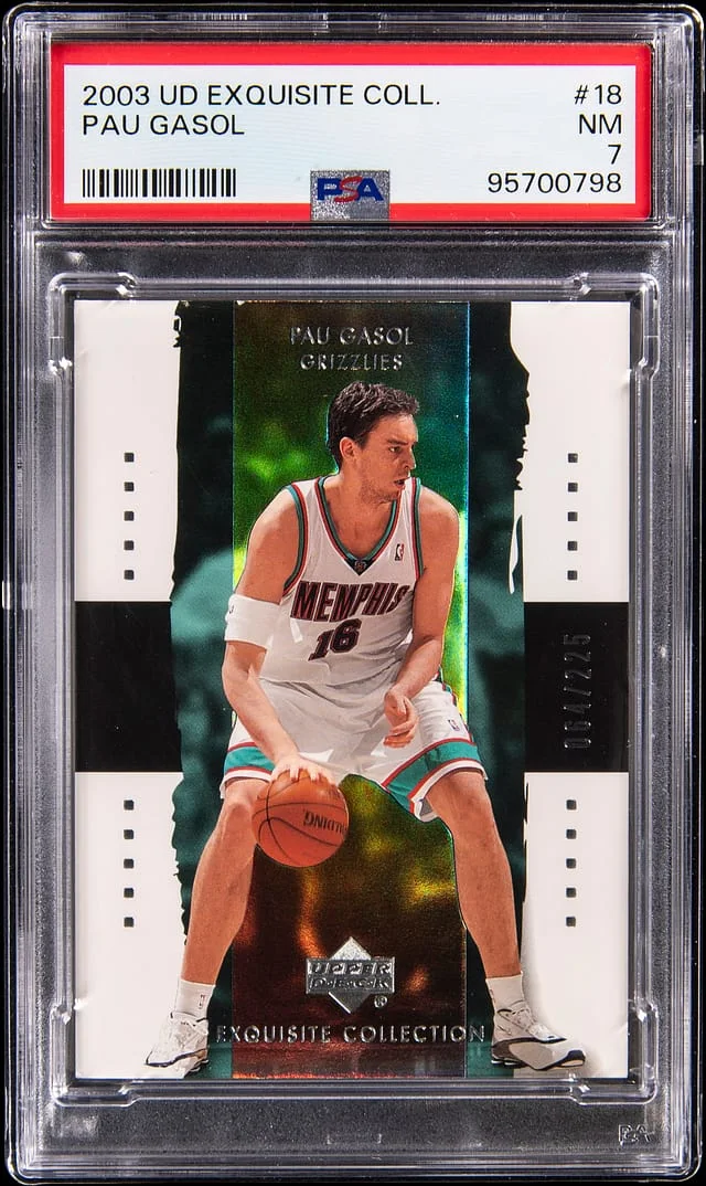 2003-04 Upper Deck Exquisite Collection Pau Gasol #18 card image
