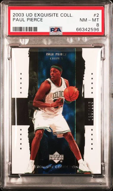 2003-04 Upper Deck Exquisite Collection Paul Pierce #2 card image