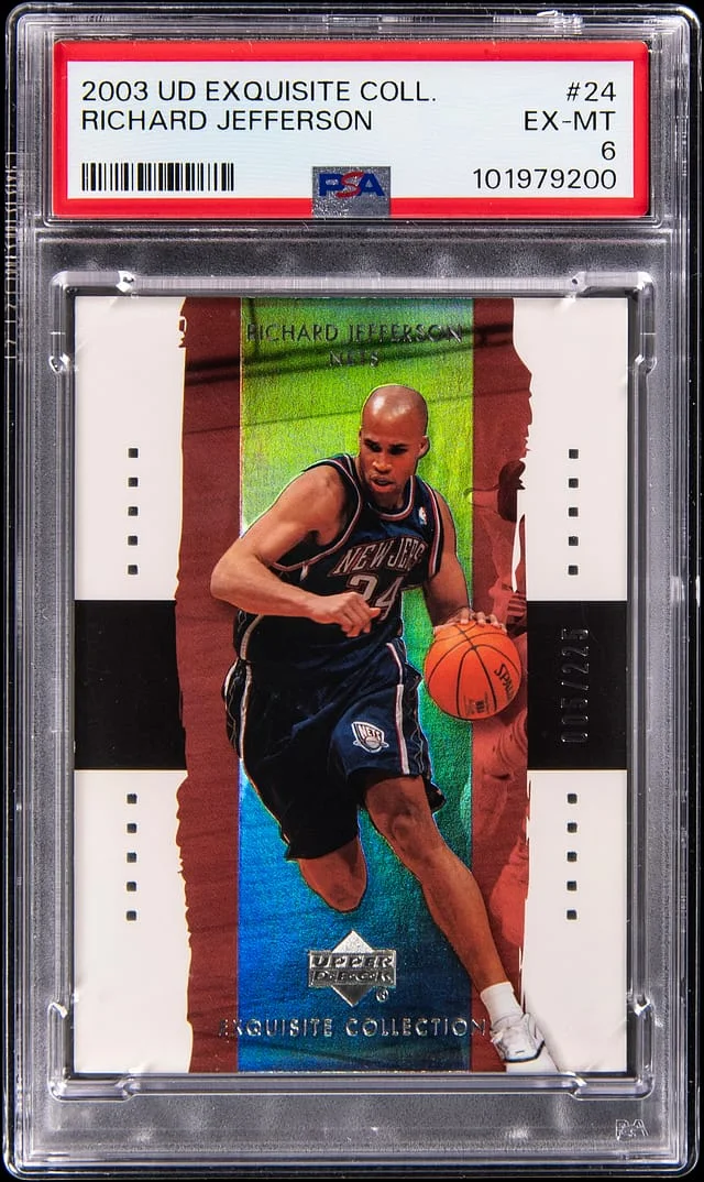 2003-04 Upper Deck Exquisite Collection Richard Jefferson #24 card image