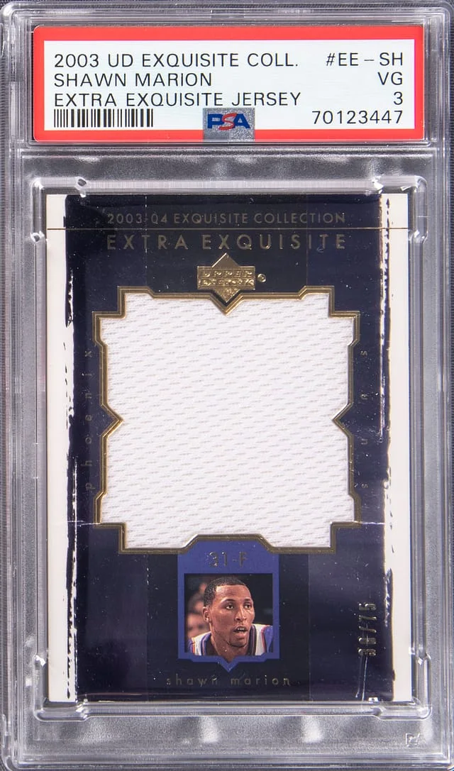 2003-04 Upper Deck Exquisite Collection Shawn Marion #EE-SH card image