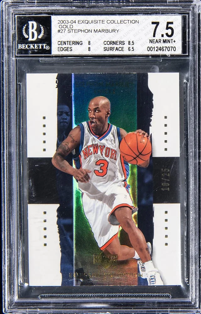 2003-04 Upper Deck Exquisite Collection Stephon Marbury #27 card image