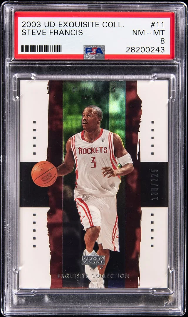 2003-04 Upper Deck Exquisite Collection Steve Francis #11 card image